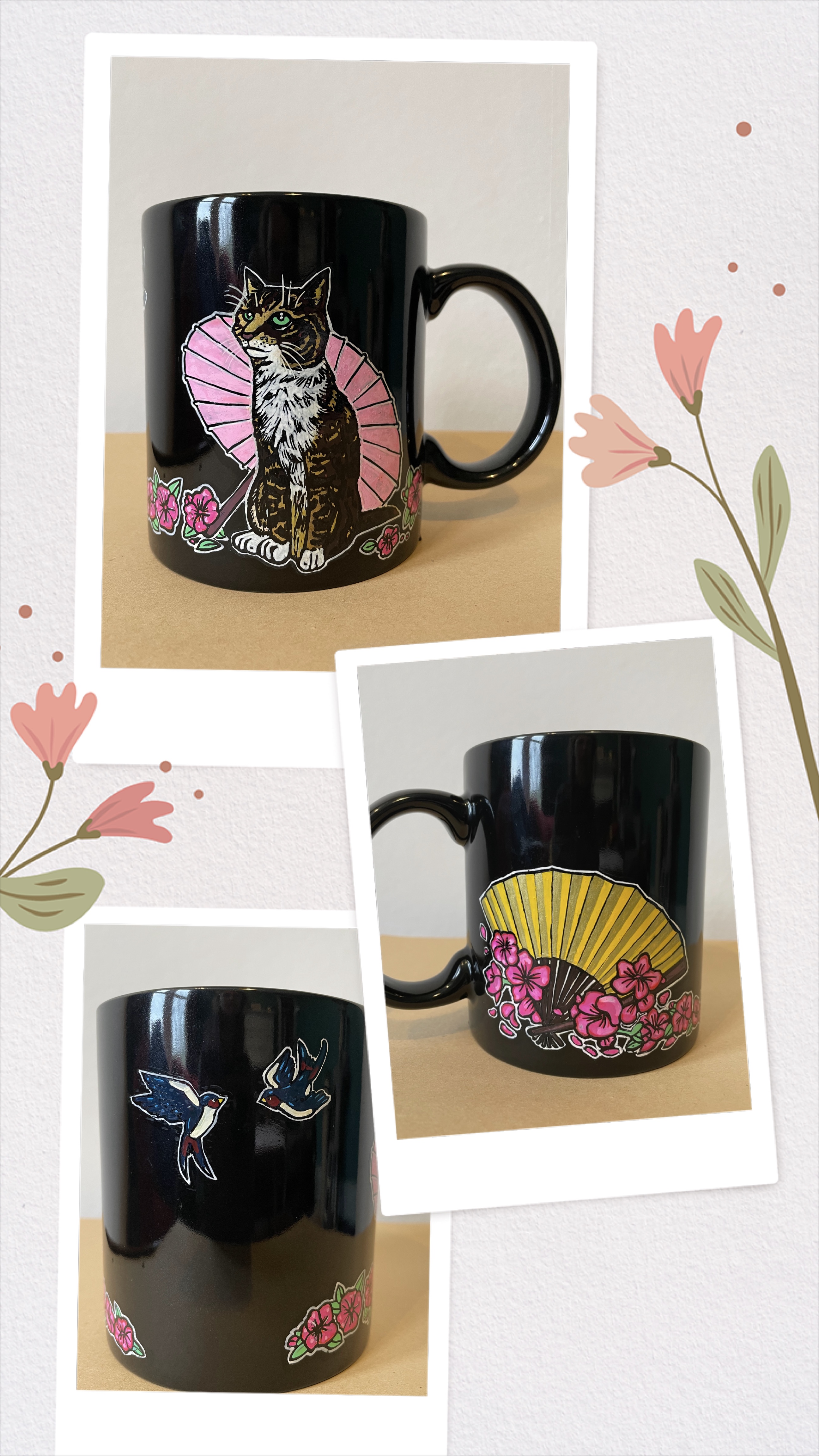 Coffee mug Handpainted